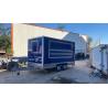 Buy cheap Customized Mobile Food Trailer Truck Square Snack Tea Shop Dinner Car from wholesalers