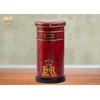 Buy cheap Red Color Antique Post Box Storage Cabinet Wooden Floor Rack MDF CD DVD Storage product