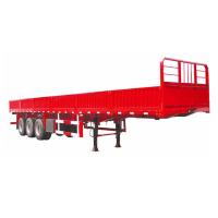 Buy cheap Transport BPW Side Wall Semi Trailer 50000kg 3 Axle Flatbed Trailer product