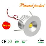 Mini 2W LED Spotlight Bridgelux chips LED Bulb recessed Mini LED light cabinet