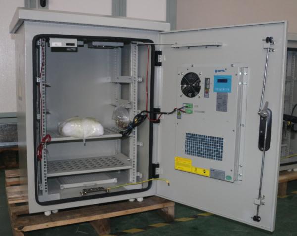 Buy cheap Single Wall Heat Insulated 15U Pole Mount Cabinet Thermostatic Box With Peltier Cooler from wholesalers