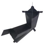 Outdoor Heating And Cooking 0.3mm Cast Iron Power Coated Rocket Stove/Outdoor
