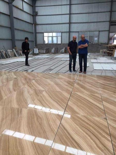 Buy cheap Golden yellow wooden grain marble natural marble tile and slab from wholesalers