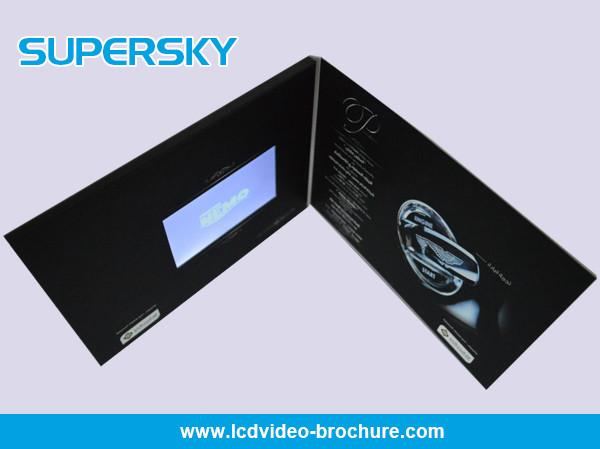 Buy cheap Promotional LCD Video Brochure Free USB Cable Video Booklets With Durable Battery from wholesalers