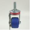 Buy cheap 2 Inch Blue Soft Small Wheels M12x30mm Threaded Stem TPR Casters Heavy Duty Wholesale from wholesalers