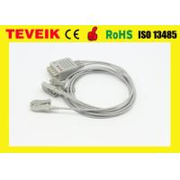 Buy cheap Compatible Siemens 3 leadwires ECG / EKG cable leads Clip AHA product