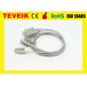 Buy cheap Compatible Siemens 3 leadwires ECG / EKG cable leads Clip AHA from wholesalers
