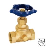 Buy cheap Brass Stop Gate Valve 3/8"-4" Brass Stop Valves Polishing Surface Plastic product