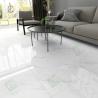 Buy cheap Hotel Anti Slip Glossy Glazed Marble Tiles Full Body White Color Wear Resistant from wholesalers