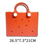 Waterproof Woman EVA Tote Large Shopping Basket Bags Beach Bag Purse Eco Jelly