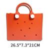 Buy cheap Waterproof Woman EVA Tote Large Shopping Basket Bags Beach Bag Purse Eco Jelly Candy Lady Handbags from wholesalers