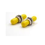 Singlemode Simplex Fiber Optic Accessories St To St Fiber Coupler Plastic