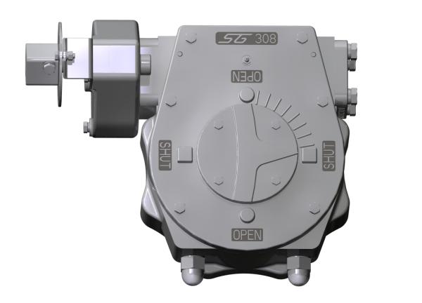 Buy cheap Ip67 Partial Turn NBR Sealing Ball Valve Gearbox from wholesalers