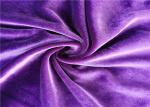 250gsm Spandex Ks Korean Velvet Fabric Solid Colour 95% Polyester 5% 0.5MM For