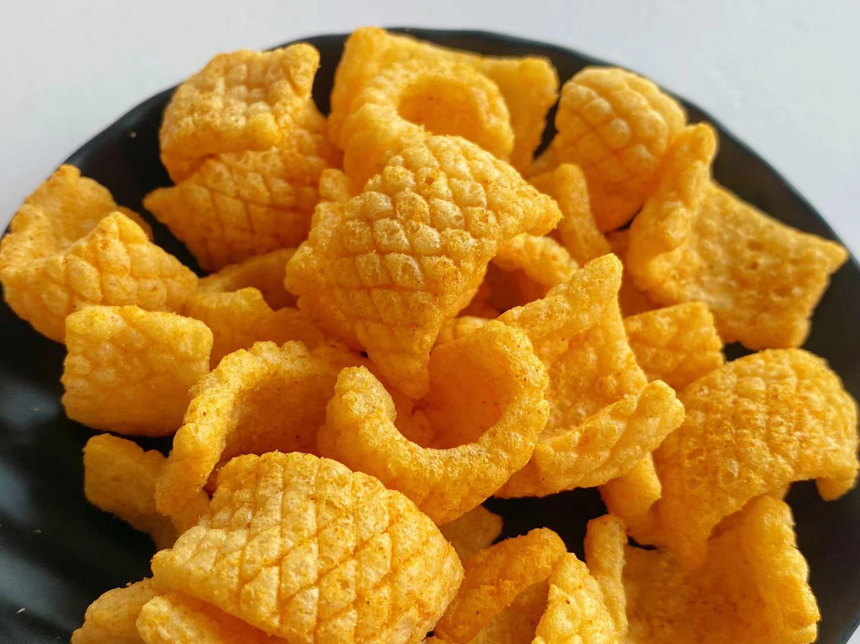 Squid Rice Corn Crackers Prawn Flavor Caramel Rice Crackers