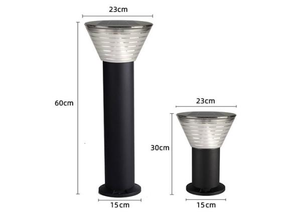 Buy cheap Pillar 60cm Solar Lawn Lights 5m2 - 10m2 Minimalist Style 6400mAh from wholesalers