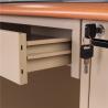 Buy cheap Multi Drawers Wood Steel Top Single Side Computer Desk Single Table Desk from wholesalers