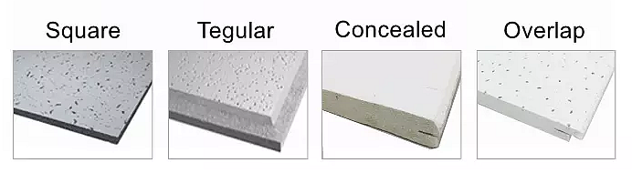 Suspended Great Wall Mineral Fiber Ceiling Tile Modern Wall Panel for Noise Reduction