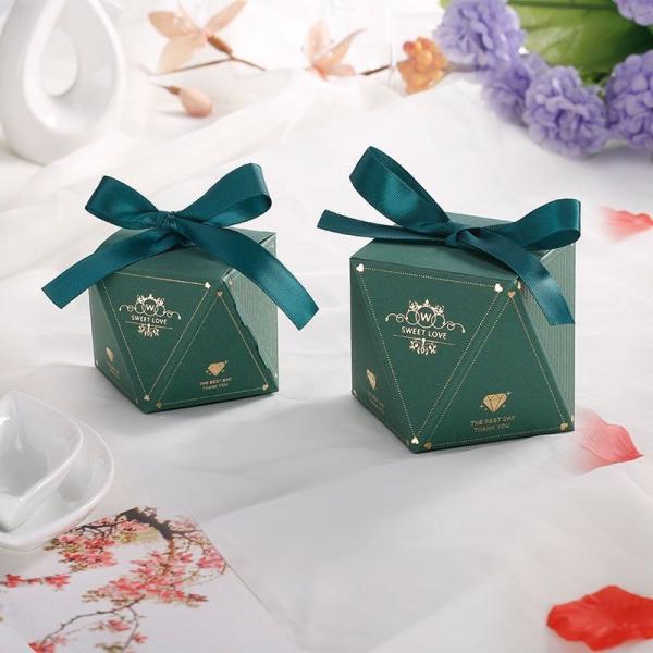 Buy cheap Paper Custom Made Candy Boxes With Logo For Christmas / Wedding / Festival from wholesalers