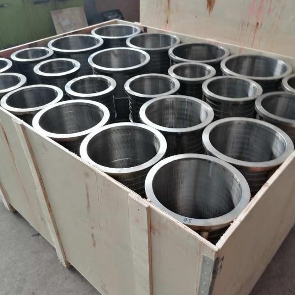 Buy cheap Triangle Wedge Wire Centrifuge Basket 500mm Customized Length Polishing from wholesalers