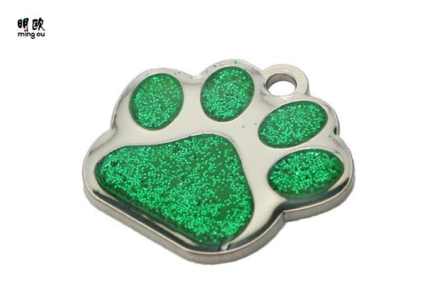 Buy cheap Unique Footprint Shaped Metal Dog Tags For People Fashion Design from wholesalers