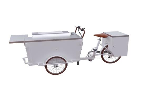 Buy cheap SS304 Worktable 11.3RPM 25km/H Tricycle Grill Food Cart from wholesalers