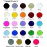 Buy cheap Personalized Blue Stripe Cotton Canvas Cosmetic Bag Bag from wholesalers