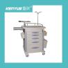 Buy cheap Aluminum Frame Drawer Infusion Function Nurse ABS 960mm Emergency Medical Cart from wholesalers