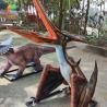 Buy cheap 3D Fiberglass Realistic Looking Dinosaurs Struggled Pterosauria Statue Outdoor from wholesalers