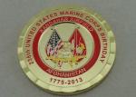 238th United States Marine Corps Birthday Coin , Copper Stamped Gold Plating 1 3