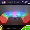Buy cheap PE Plastic Lounge Furniture LED Double / Single Sofa from wholesalers