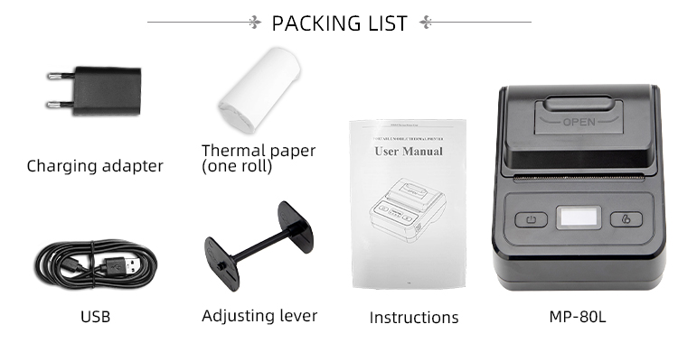 MP-80L Thermal Label Maker The Ultimate Solution for 80MM Sticker Printing and Labeling