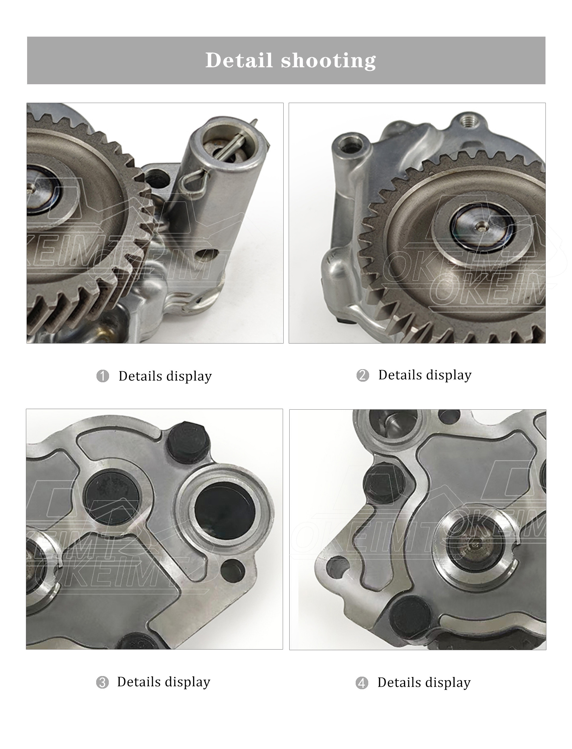 6D31 Engine Oil Pumps For Mitsubishi OEM ME-084586 ME084586