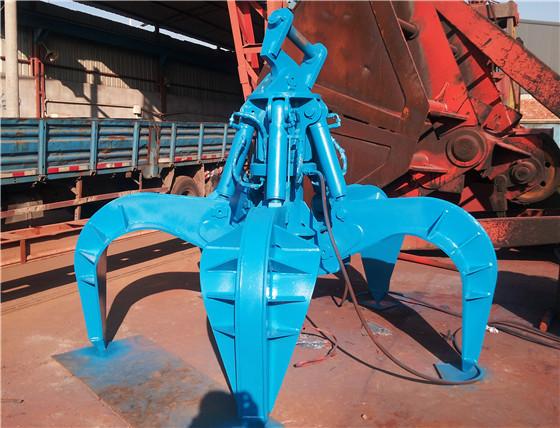 Buy cheap 0.6cbm Excavator Hydraulic Orange Peel Grab Bucket from wholesalers