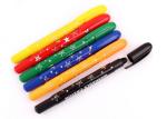 Eco-friendly fancy 6 colored Non-toxic wax crayon set/cheaper and good fashion