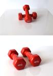 0.5kg-10kg Home Gym Training women Vinyl Coated Dumbbells For sale