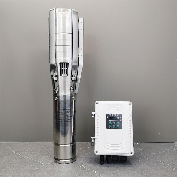 Buy cheap Solar Water Pump 400 Watt Submersible DC Borehole Pump Solar Water For Deep Well Agriculture Farm from wholesalers