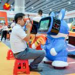 1.5kw VR Theme Park Happy Kids Games Interactive Floor Projectors Machine Game