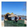 Buy cheap Defensive Barrier Bag Sand Wall Barrier For Easily Assembled Green from wholesalers