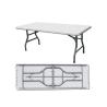 Buy cheap Wedding 6ft Trestle Foldable Outdoor Table With HDPE Top from wholesalers
