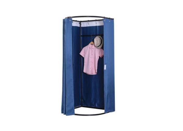 Buy cheap Iron Material Clothing Store Movable Fitting Room , Portable Shop Changing Room from wholesalers