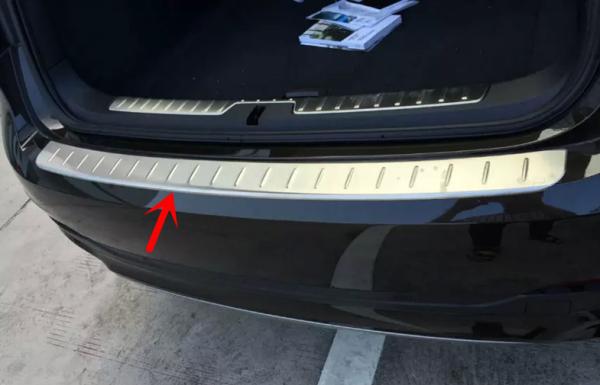 Buy cheap BMW New X6 E71 2015 Stainless Steel Outer Back Door Sill Rear Bumper Scuff Plate from wholesalers
