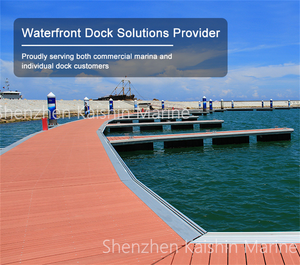 Black Customized 480-600kgs LLDPE Floater For Floating Bridge Dock