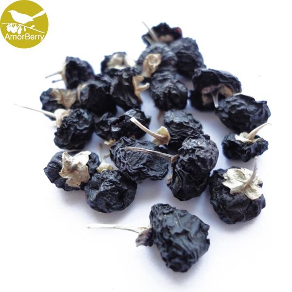 Organic goji berry, hei gou qi chinese wide natural goji black medlar / dried