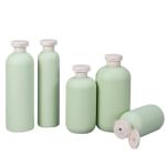 Flip Top Cap Pump Packaging for Cosmetic Skincare in Avocado Green Empty Squeeze