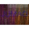 Buy cheap Flat Slice Flexible Decorative Metal Curtains Interior Decoration For Restaurant from wholesalers