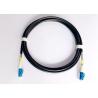 Buy cheap Black TPU Single Mode Fiber Patch Cable , 5.0mm Armoured Electrical Cable from wholesalers