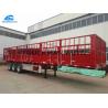 Buy cheap 12.5m 3 Axles Fence Semi Trailer Suitable Height Easy Maintenance / Repair from wholesalers