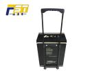 Fashion Color Printing Cardboard Trolley Box , Black Corrugated Folding Box