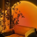 Rainbow Sunset Projector Atmosphere Night Light Coffee Shop Projection Lights